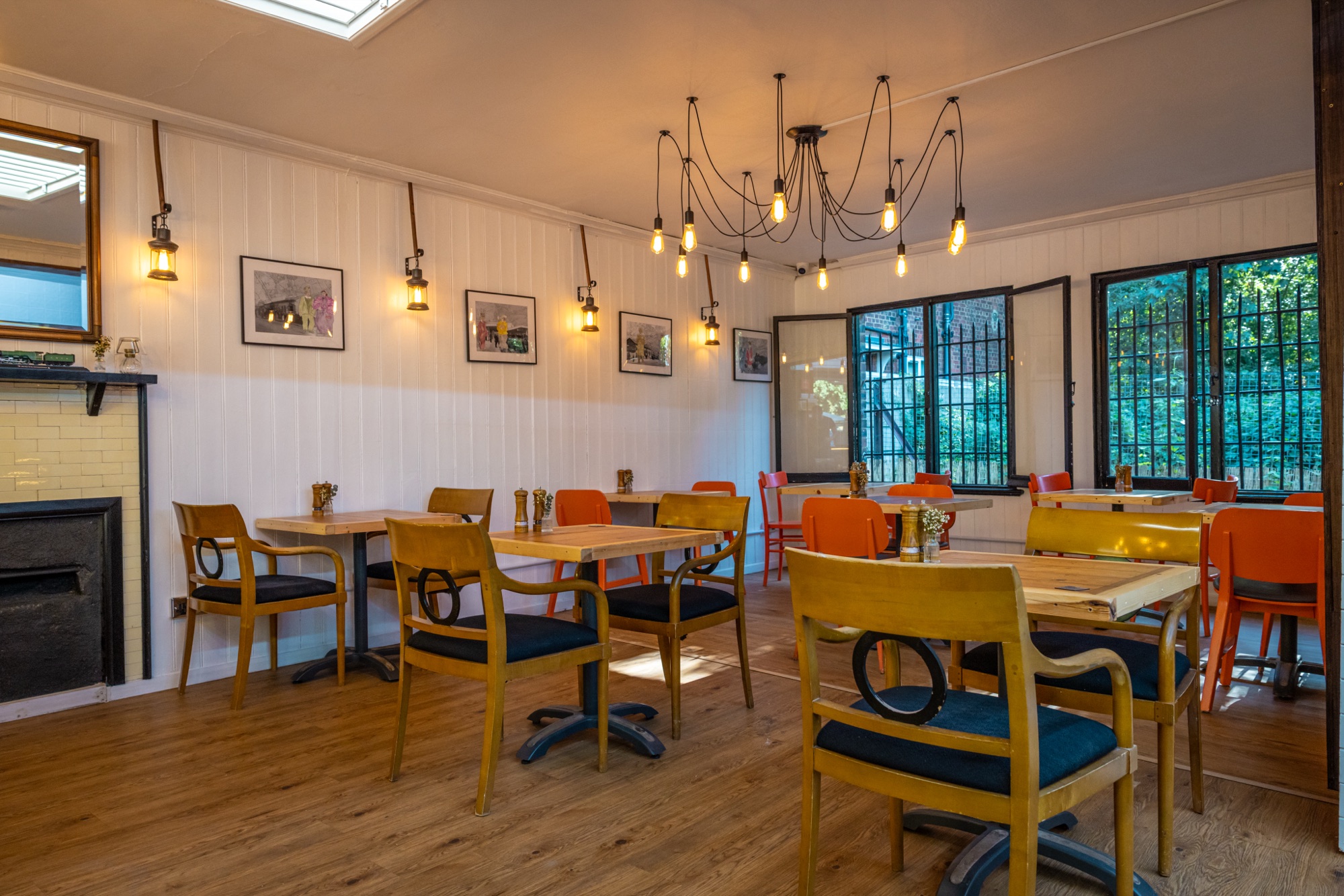 The dining room